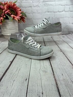 Vans camden Gray Canvas Low-Top Sneakers women 7 casual skater